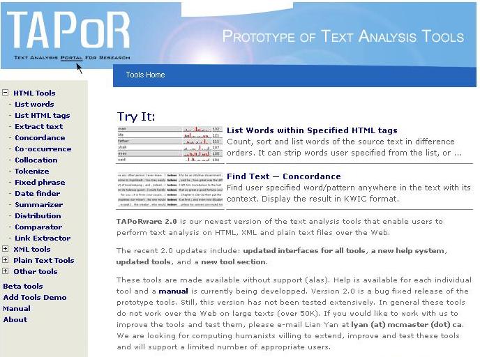 testo semplice (plain text) File HTML File XML Il progetto nasce