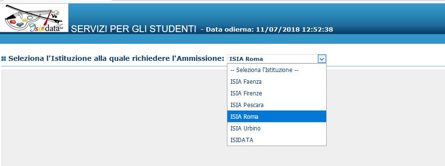 GUIDA ALLA DOMANDA DI AMMISSIONE CORSI DI DIPLOMA ACCADEMICO DI PRIMO LIVELLO DESIGN E DESIGN DEL PRODOTTO ANNO ACCADEMICO