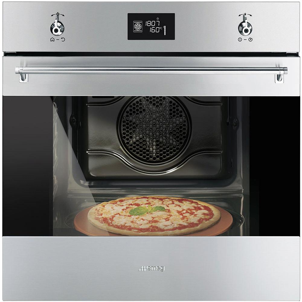 SF6390XPZE Forno pizza termoventilato, 60cm, inox antimpronta. Estetica Classica.