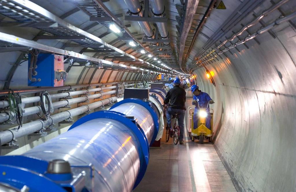 The Large Hadron Collider (LHC) The LHC tunnel