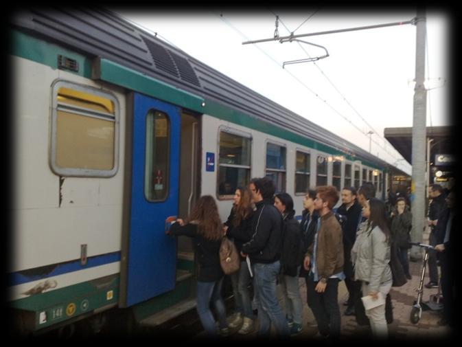 I passeggeri del trasporto ferroviario regionale Circa 41,5