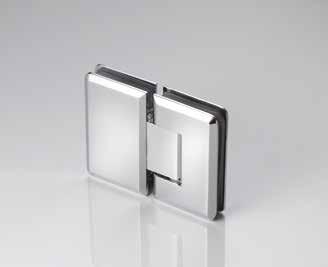 B B-01 erniera a scatto vetro/muro. Glass to wall hinge. Duschtürband Glas-Wand.