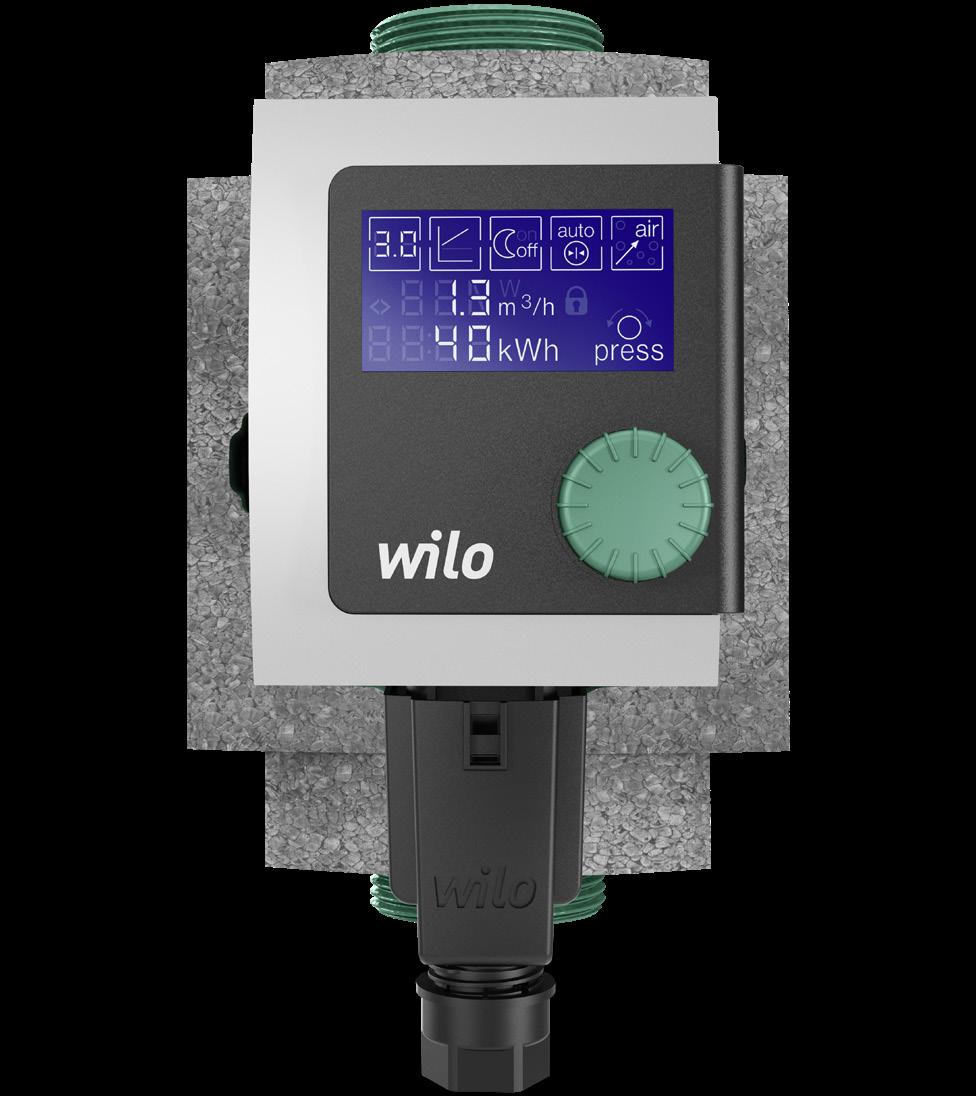 6 Wilo-Guida alla sostituzione Wilo-Stratos PICO Display LCD con la visualizzazione del consumo cumulativo in kw e consumo istantaneo in W.