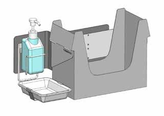 Set Add-Ergotron 2 Composto da una piastra di montaggio e due componenti, adatti per SV40, SV41 e SV42 Anche con i moderni carrelli porta computer è ancora necessaria la carta per la fase di