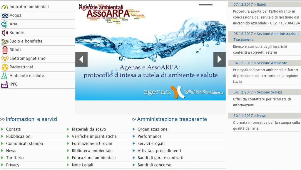 Format ARPA Lazio http://portale.