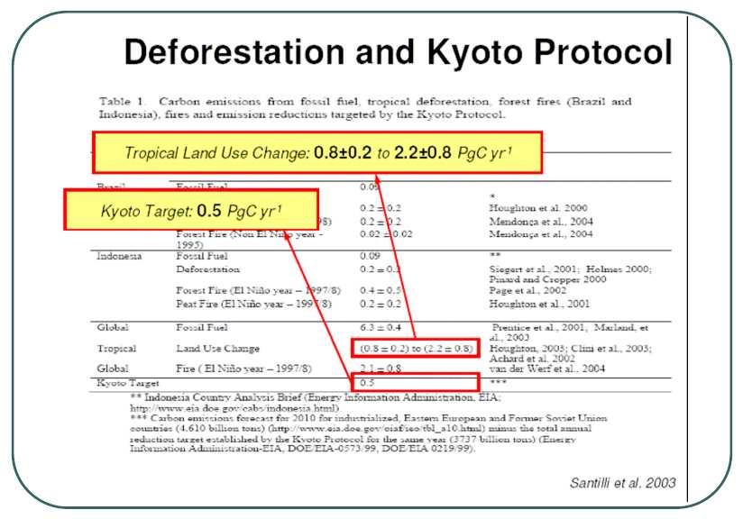 Il Protocollo di Kyoto e le attività