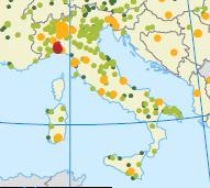 percentuale di misure valide 75% (fonte: EEA,