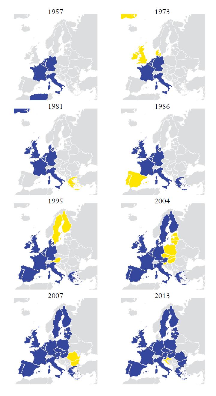 Le tappe del processo di allargamento dell Unione Europea L allora Europa dei sei perseguiva l obiettivo di assicurare uno