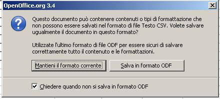 Per OpenOffice e