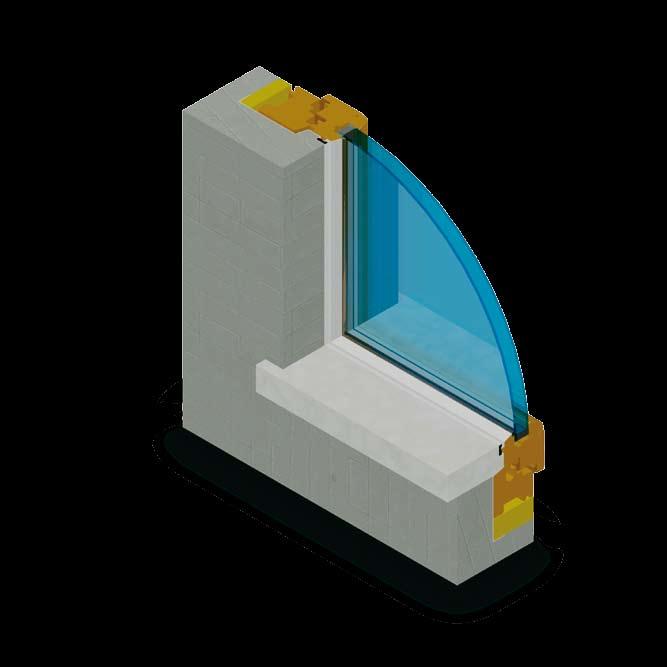 Mod TUTTOLUCE, (fin 1 anta; dimensioni 1300mmx1480mm; superficie 1,92 m²) Isolamento termico Descrizione vetrocamera Ug (W/m²K) Uw(W/m²K) Uw (W/m²K) canalino caldo 4-18 - 4 b.e. 26mm 1,40 1,67 1,53 4-18g - 4 b.
