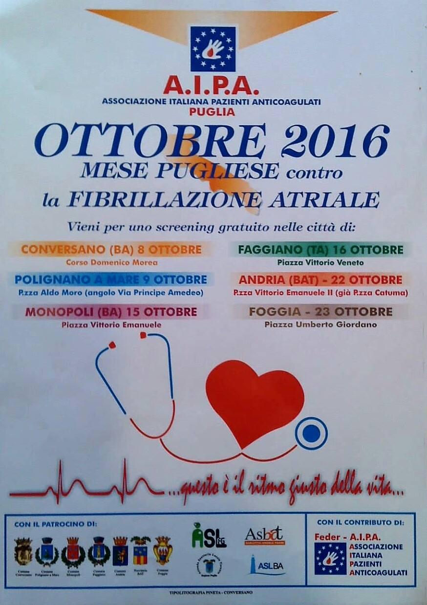 Mese Pugliese OTTOBRE 2016 8/10 a Conversano (BA) 9/10 a Polignano a Mare 15/10 a