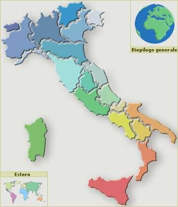 Personale a tempo indeterminato: la distribuzione geografica del personale al 31/12/2010 (2/3) 0,36% 12,63%