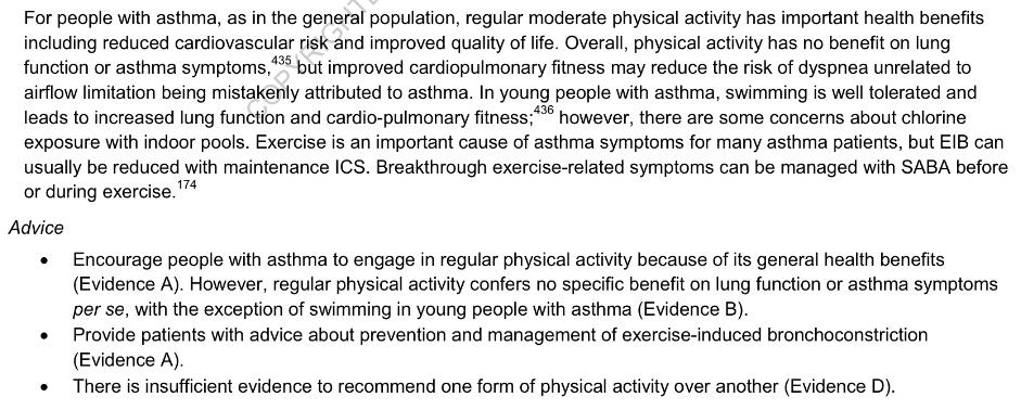 Strategy for Asthma