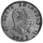 monete MB qbb 190 1916 Lira 1863 M e T Stemma -