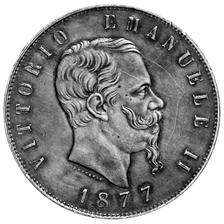 III 2 Lire 1916 (2) AG Lotto di sei monete MB SPL 55
