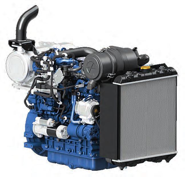 KUBOTA SERIE 07 (4 cilindri) V3307-CR-TE5B DIESE POWER PACK MOTORE INDUSTRIAE DIESE EPA TIER 4 EU STAGE V POTENZA 55.