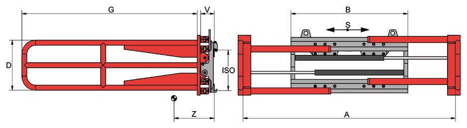 Attrezzature per carrelli elevatori Spreader per Container Postazioni fisse