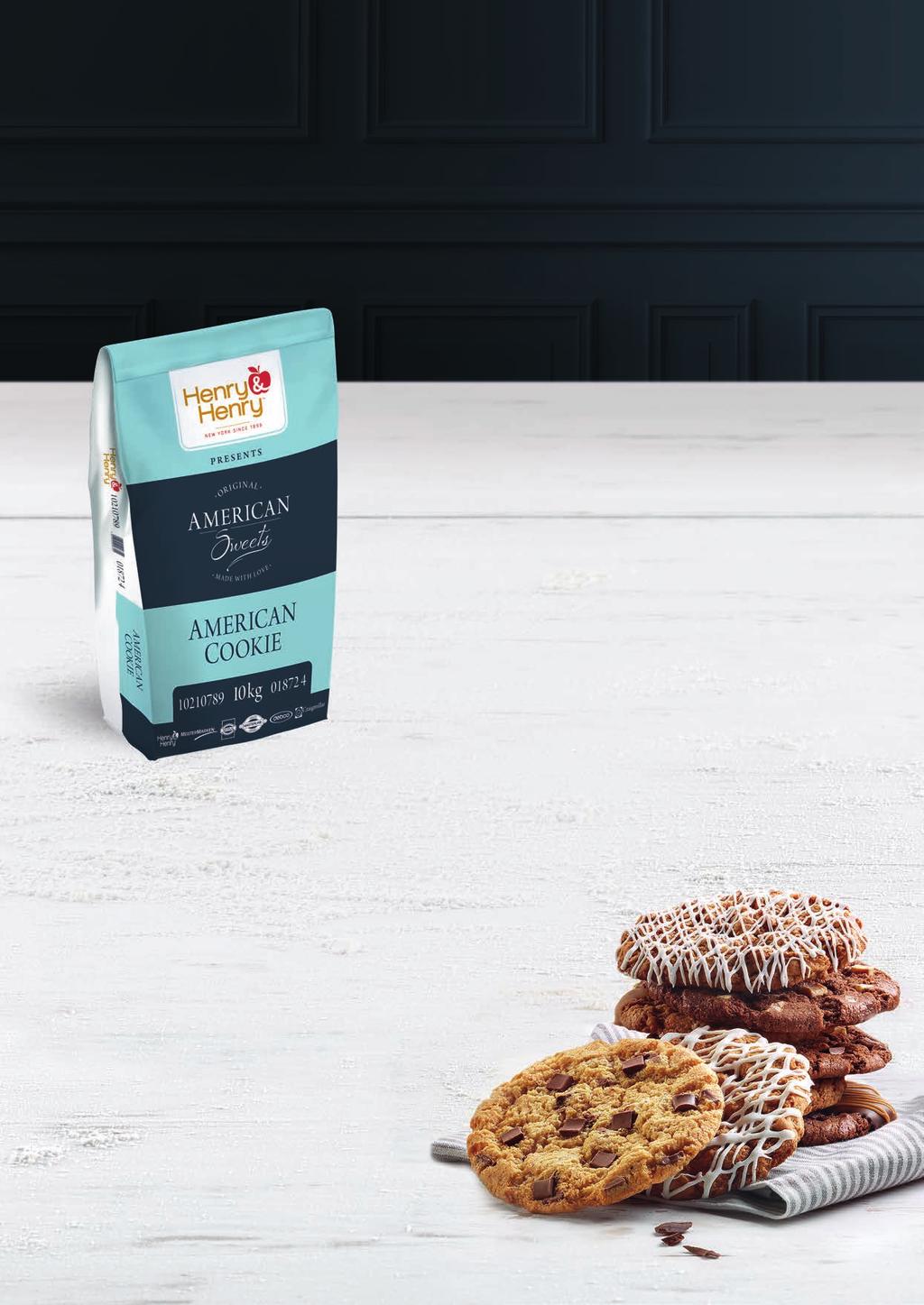 COOKIE "American Cookie è la scelta perfetta per far gustare ai vostri clienti gli autentici e deliziosi cookies americani.