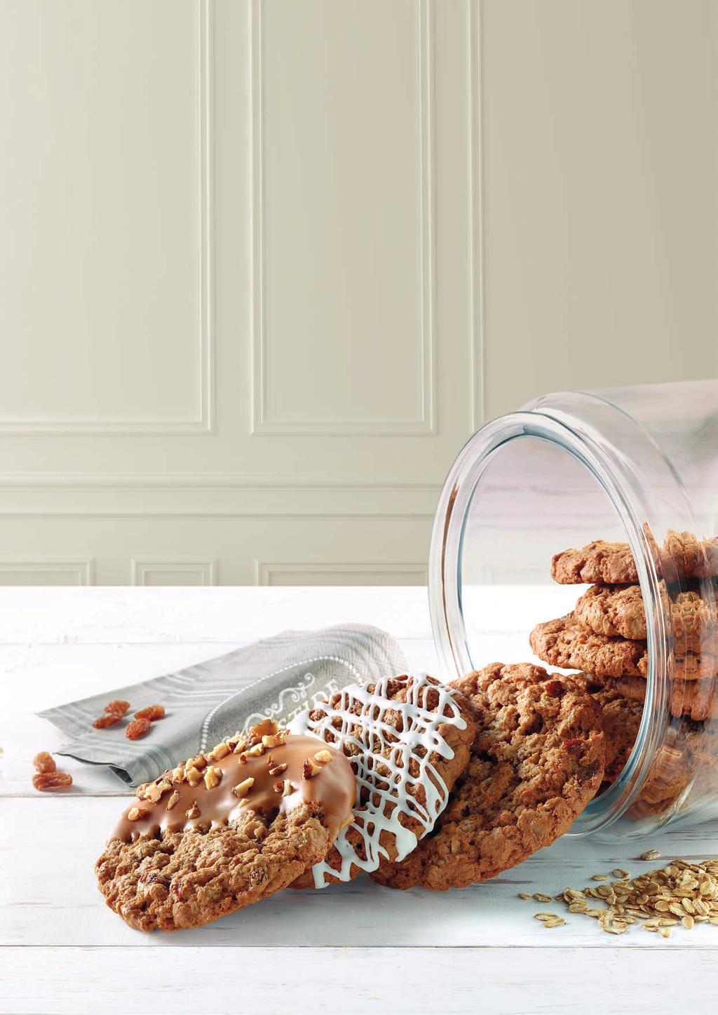 COOKIE ALL'AVENA PROCEDIMENTO INGREDIENTI peso (g) Miscelare COOKIE con Olva Gateaux Melange, la cannella, il miele e le uova fino ad ottenere un impasto "tipo frolla".