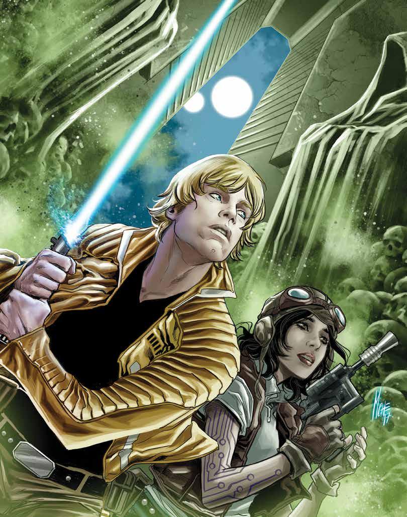 Anteprima» Panini Comics STAR WARS LA CITTADELLA URLANTE Alla ricerca di qualcuno che possa attivare la coscienza di un antico Jedi, Luke Skywalker si unisce alla Dottoressa Aphra in un avventura che