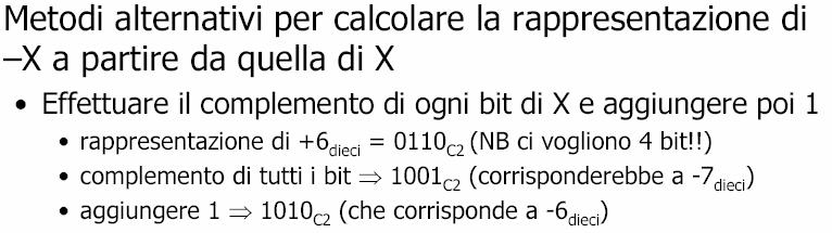 CODIFICA DEI NUMERI