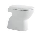 18,5 50760 sedile in termoindurente con cerniere cromate 50762 sedile in termoindurente bianco con chiusura ammortizzata water closet vertical (v) or horizontal (h) outlet washdown bowl.