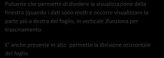 foglio, in verticale )funziona per trascinamento.