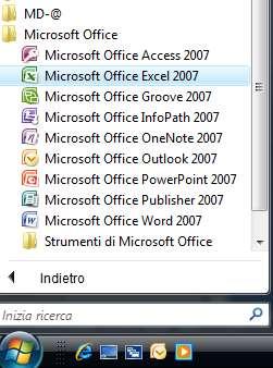 Microsoft Excel2007 Come iniziare a lavorare in Microsoft
