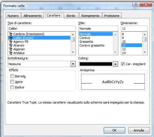 Estetica del testo Microsoft Excel 2007 In Microsoft Excel 2007 ci sono due gruppi di comandi che permettono di modificare l estetica del testo: gli abbellimenti come caratteri e la posizione del