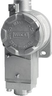 Misura di pressione meccatronica Pressostato compatto Per l'industria di processo Modello PCS Scheda tecnica WIKA PV 33.