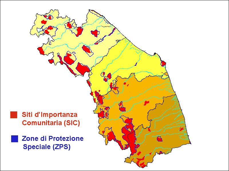 Rete Natura 2000 nelle Marche La Rete Natura 2000 nelle Marche include: 3.