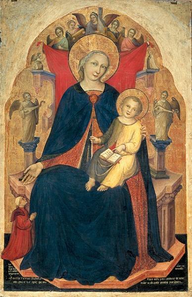 20 Madonna col Bambino in trono, angeli