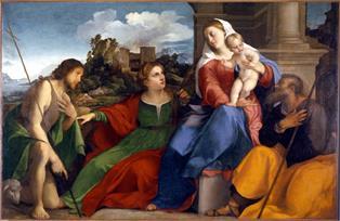 JACOPO NEGRETTI DETTO JACOPO PALMA IL VECCHIO E TIZIANO VECELLIO (Serina 1480-