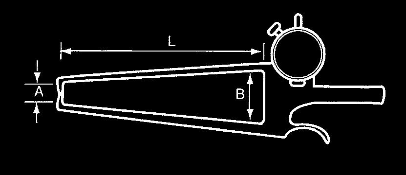 Fast dial caliper gauges Resolution Accuracy BB39602150 0,02 0,06 BB39610150 0,10 0,20 BB39602250 0,02 0,10
