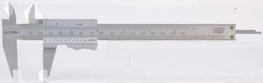 MONOBLOCK Vernier caliper A B C D L AB010150 0 150 40 20 15 230 16 AB010200 0 200 50 21 17 280 AB010300 0 300 62 17 27 19 400 Calibro a corsoio monoblocco.