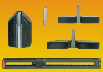 per blocchetti di riscontro, composizione M10 MC, per la taratura dei micrometri per esterni. Gauge blocks clamping stand, M10MC composition, for calibrating micrometers.