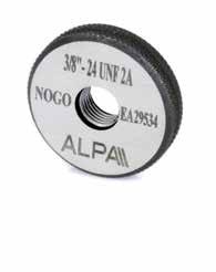 Thread calipers UNF ø e passo ø and pitch Description Tollerance Calibri filettati UNF. In acciaio temperato. FA240356 FA240448 3-56 fil. 4-48 fil. Thread calipers UNF. In hardened steel.