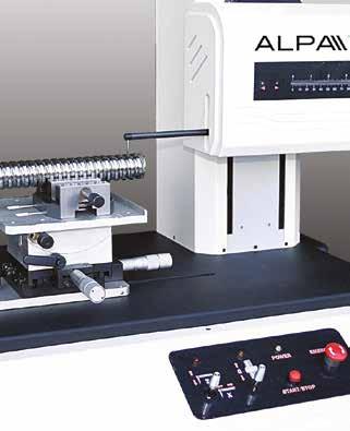 Il profilometro ALPA PROFIL H200 è uno strumento di nuova concezione in grado in poche semplici operazioni di caratterizzare il profilo dei particolari più complessi e grazie alla moderna filosofia