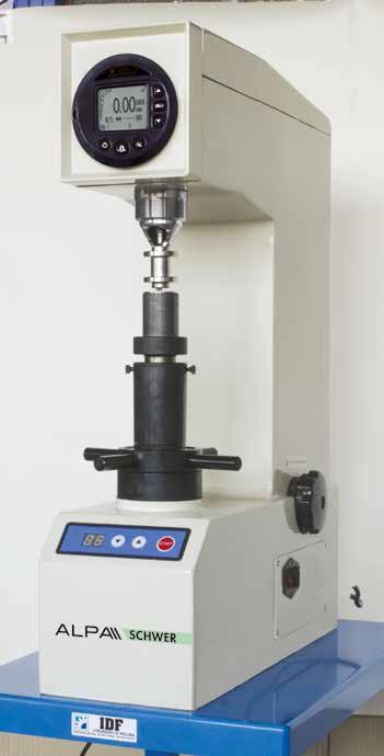 Rockwell hardness tester SCHWER Description Kg LA730DR Durometro da banco Rockwell digitale con applicazione del carico automatica Digital Rockwell hardness tester with automatic loading Dotazione n