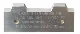 Risoluzione 0,01. Calibro digitale per sedi ring joint 23. A richiesta gradi differenti. AA082500 0 500 AA0821000 0 1000 10 6 IP66 Ring joint digital caliper. Resolution 0,01.