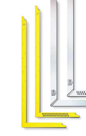 Precisione costante ±0,05 = 1 mm/m; base in alluminio anodizzato; asta in acciaio inossidabile, scale incise su ambo i lati. N.