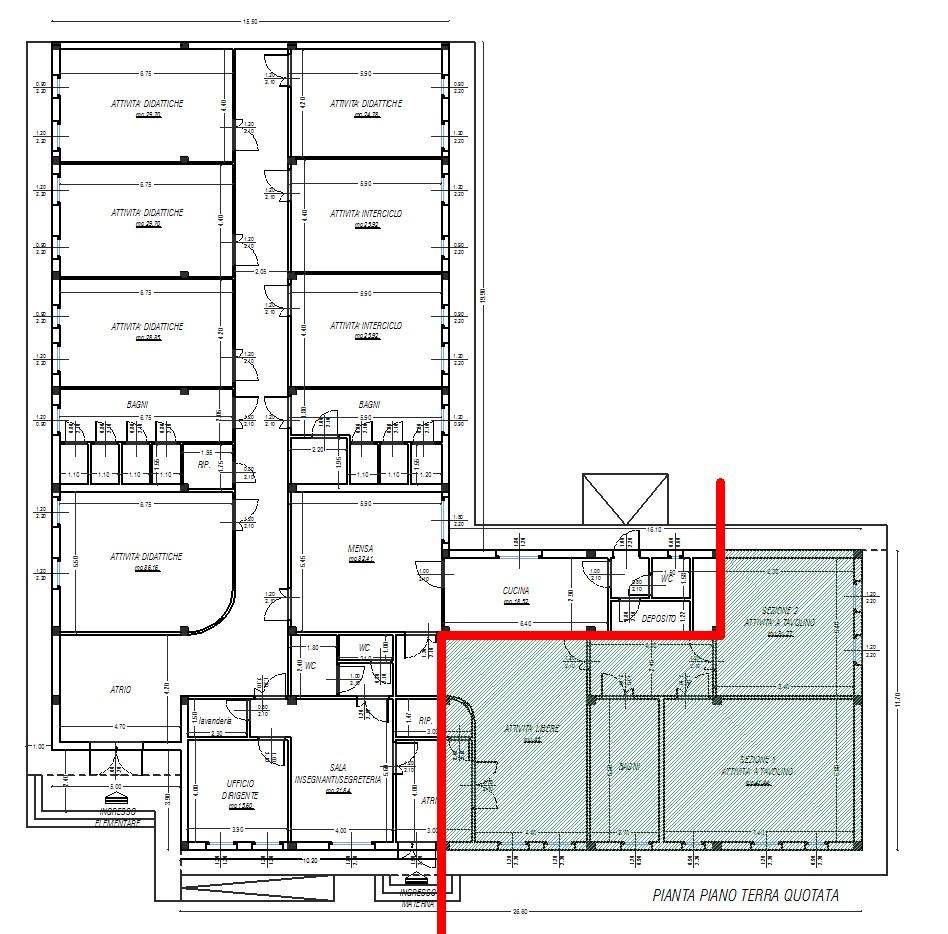 1. DESCRIZIONE DELLE STRUTTURE DEL FABBRICATO Il progetto prevede la realizzazione di un volume costituito da un unico piano in elevazione con copertura piana.