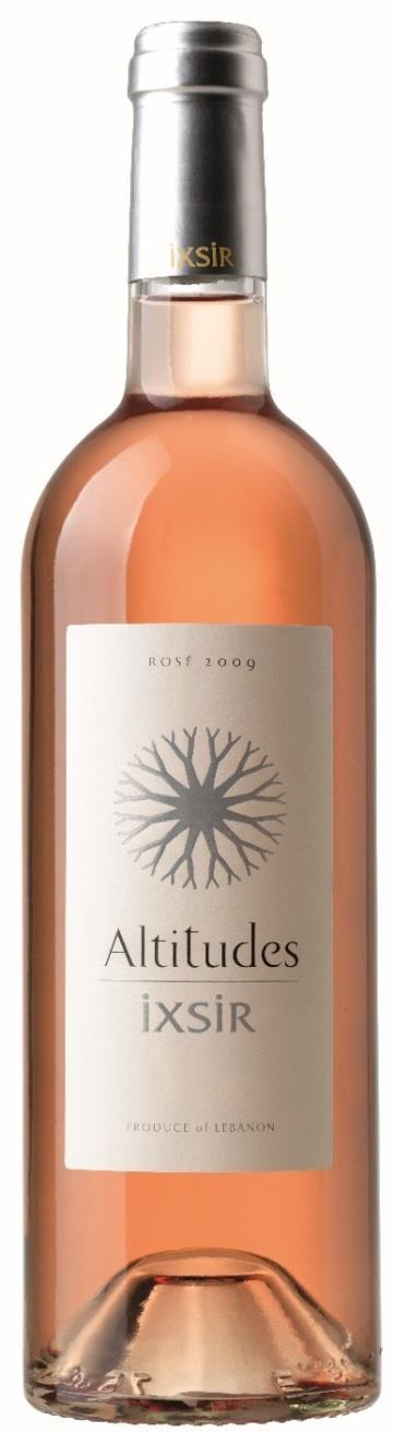 Altitudes Rosé Uve 66% Syrah, 34% Caladoc Annata 2017 Ettari coltivati 7 ha 600 e 1100 m 