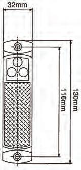 12/ 12/ Watt 0,75 0,65 PMMA PMMA ABS ABS Cavo 500 mm 500 mm Dimensioni mm A 2 x L 10 x P 17 A 2 x L 10 x P 17 5 anni 5 anni Confezione scatola