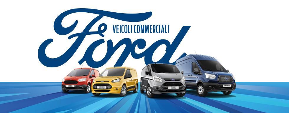 FINO A 9550 DI VANTAGGI SU TUTTA LA GAMMA e se acquisti un veicolo commerciale con finanziamento, a partire dal 7 febbraio fino al 31 marzo 2017, ricevi in omaggio il Ford Service Pack che comprende