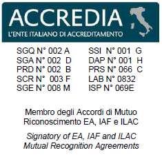 Operational Office Address WALTER TOSTO S.p.A. Via Colle Marino, 81 65100 PESCARA Stabilimento GPL (WT1): Via E.