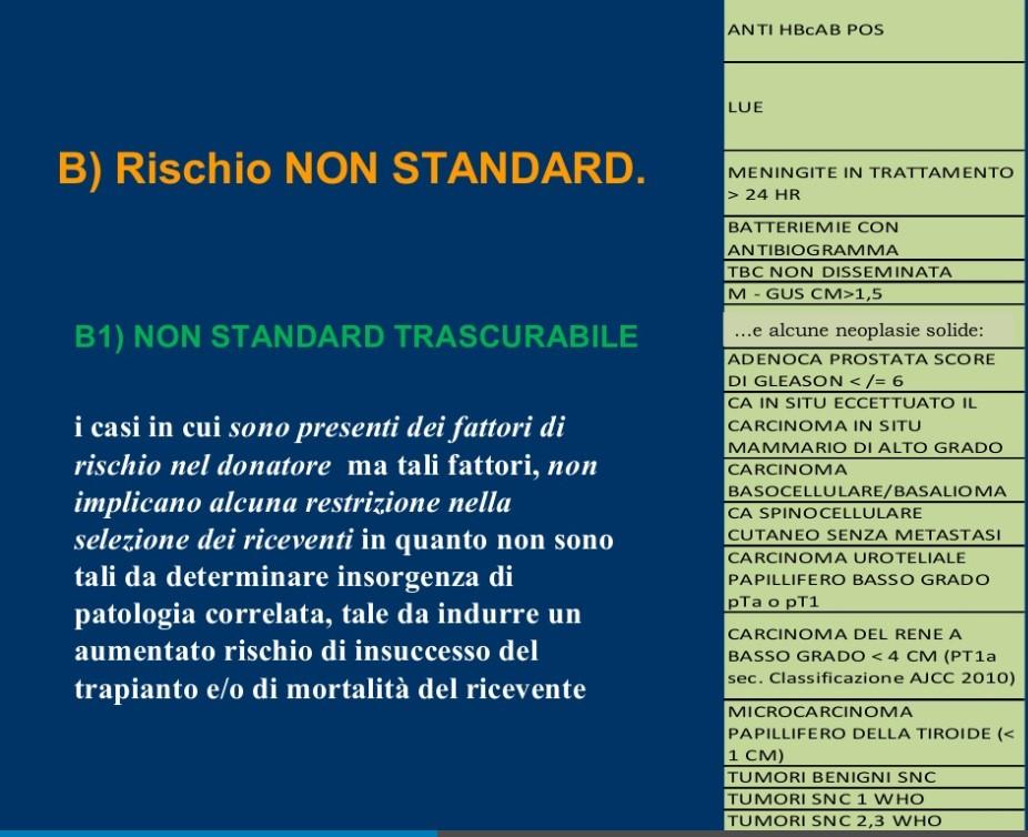 Riceventi tx rene: 1. anti-hbsag pos 2.