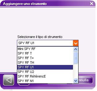 Aprire il programma Sirius Storage, il software si apre subito nella gestione strumenti, sulla sinistra si potrà già vedere il numero di serie del ricevitore collegato in precedenza.