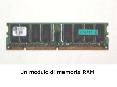 RAM (Random-Access Memory) Letteralmente memoria ad accesso casuale (non sequenziale) È la memoria a breve termine Consente la lettura e la scrittura dei dati i dati vengono conservati sotto forma di