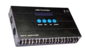 Pagina 36 CONTROLLER DMX PER LED STRIP Controller RGB DMX512 WC8 codice 111390 Controller RGB DMX512 WC9 per striscia dmx